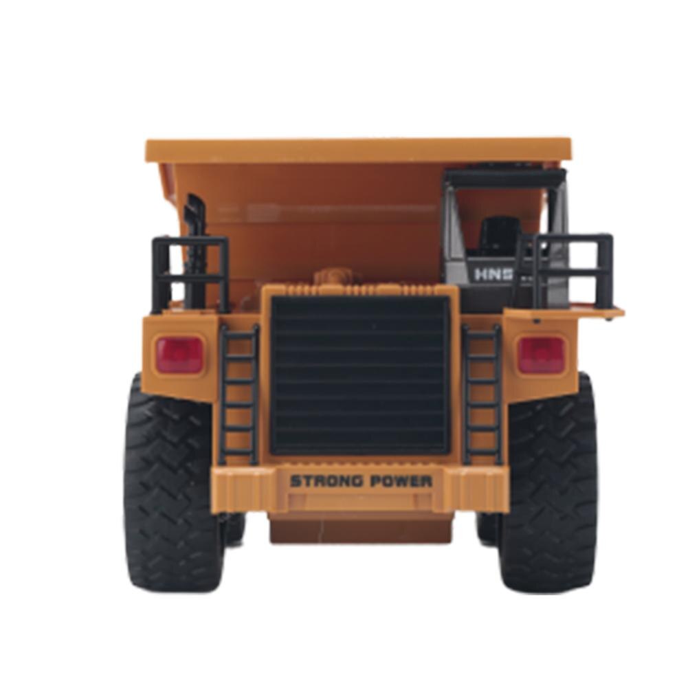 Huina 1540 Alloy Dump Truck RC Car Excavator 6CH 1:18 RC Truck Toys