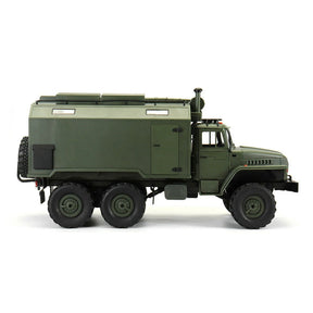 Rc Car Military Truck WPL B36 Ural 1/16 6WD Rock Crawler Command Communication Vehicle