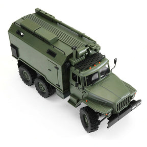 Rc Car Military Truck WPL B36 Ural 1/16 6WD Rock Crawler Command Communication Vehicle