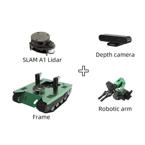 Yahboom ROS Transbot STEM Education Python Programming Robot with Lidar Depth camera for Jetson NANO 4GB(B01/SUB)