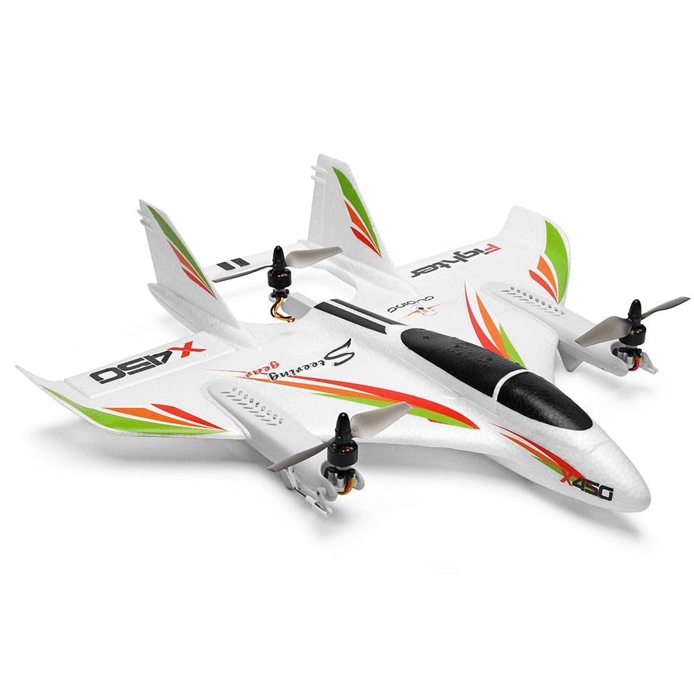 RC Airplane WLtoys X450 6CH 3D/6G Vertical Take-Off Glider | bometoys
