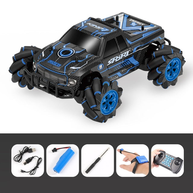 RC tank 4WD can fire water bombs drift horizontal movement rotating toys