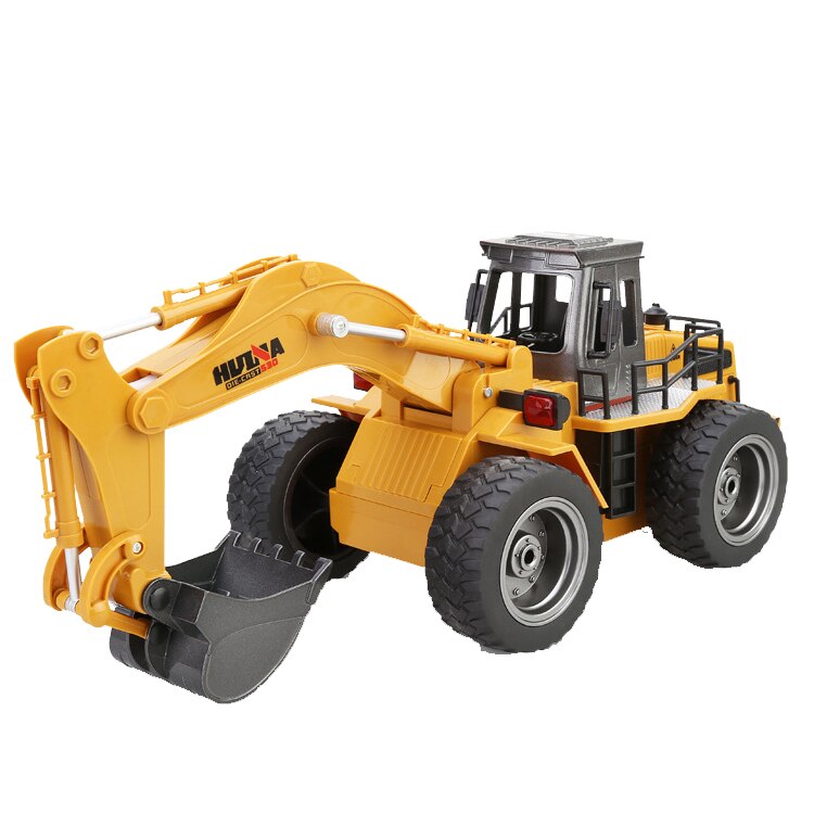  Huina 1530 RC Alloy Excavator 6CH 1:18 Wheel Excavator Toy
