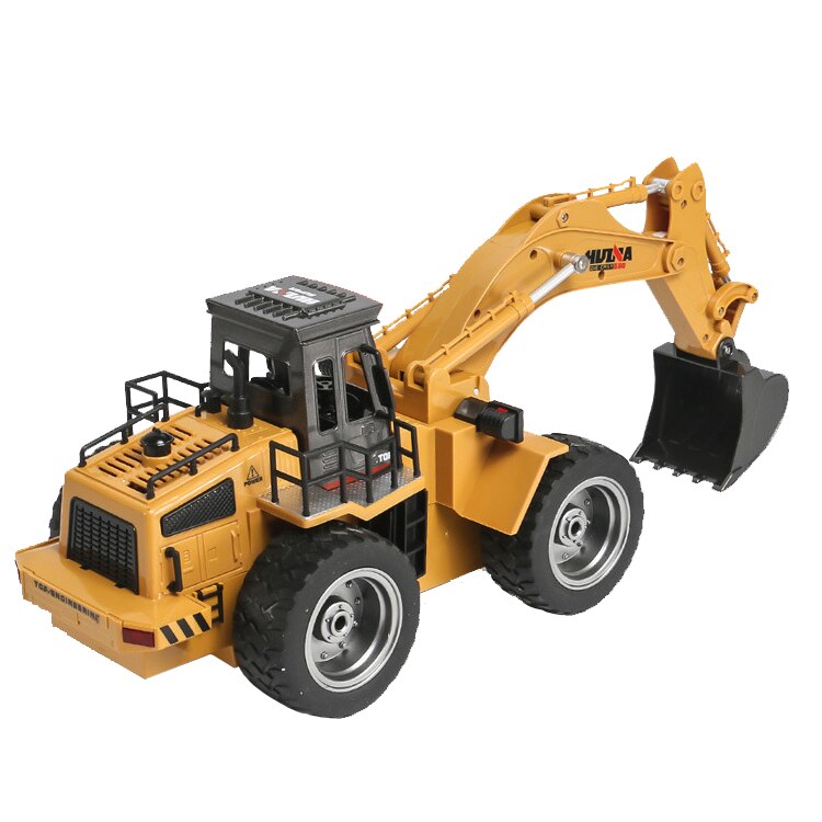  Huina 1530 RC Alloy Excavator 6CH 1:18 Wheel Excavator Toy