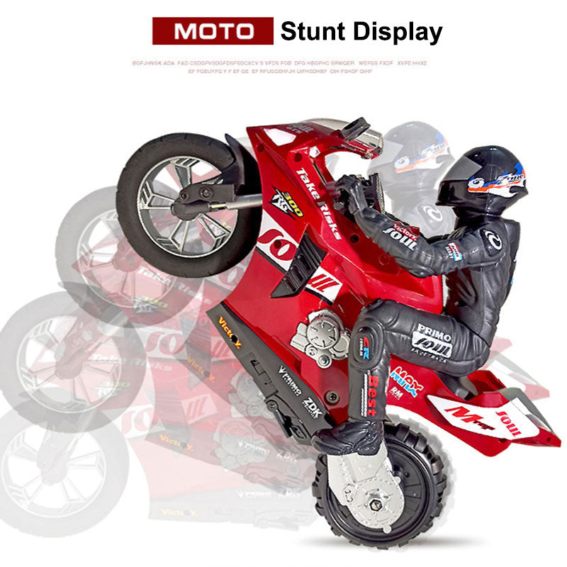 RC Motorcycle 360°rotating balanced 6-axis gyro Stunt Car Toys