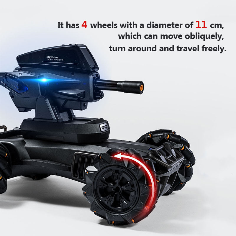 RC Car Interactive Mech Tank Launch water bomb Drift Rotating Electric Toys Car