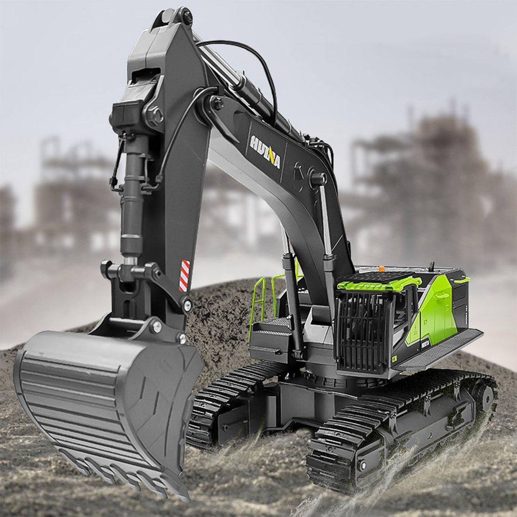 Huina 1593 Alloy Excavator 22CH RC Engineering Car Toy | bometoys