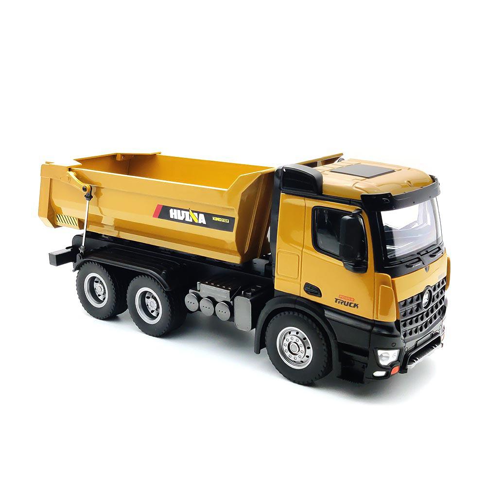 RC Alloy Dump Truck Excavator Huina1582 Large Scale Mine Transportation Truck Toys